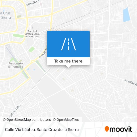 Mapa de Calle Vía Láctea