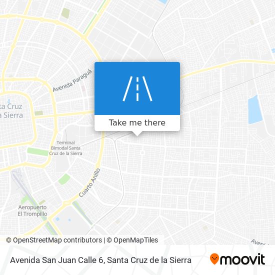 Avenida San Juan Calle 6 map