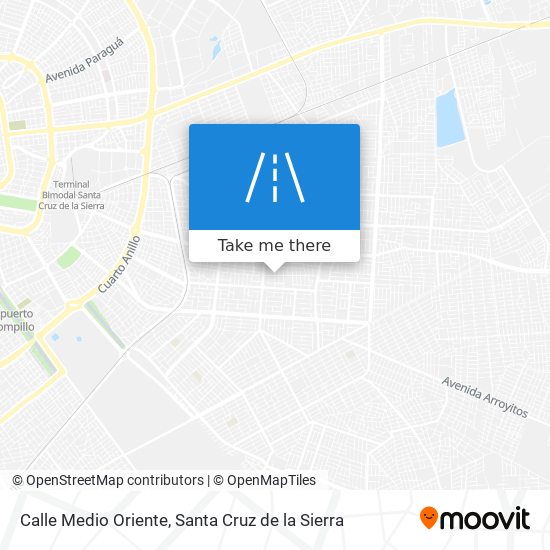 Calle Medio Oriente map