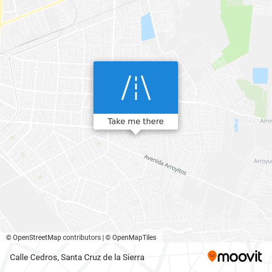 Calle Cedros map