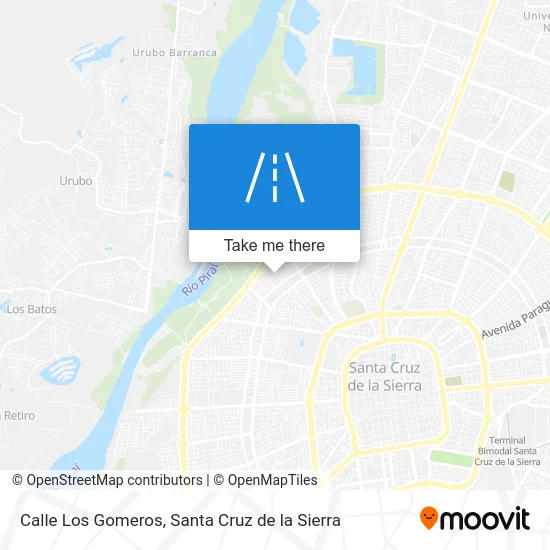 Calle Los Gomeros map