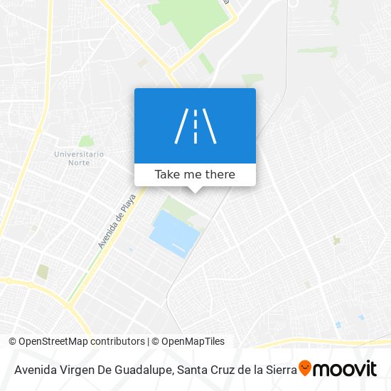 Avenida Virgen De Guadalupe map