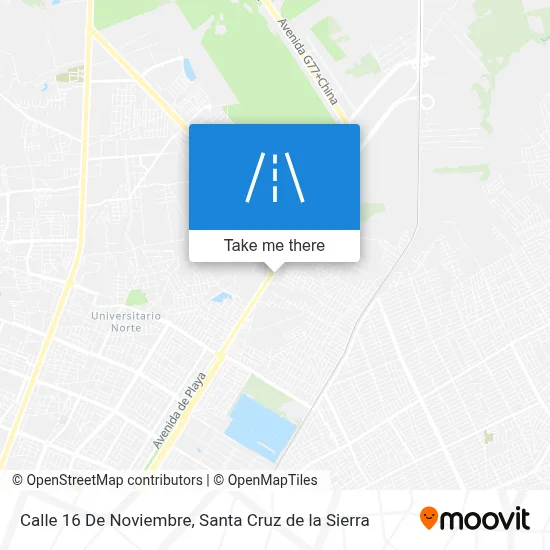 Calle 16 De Noviembre map