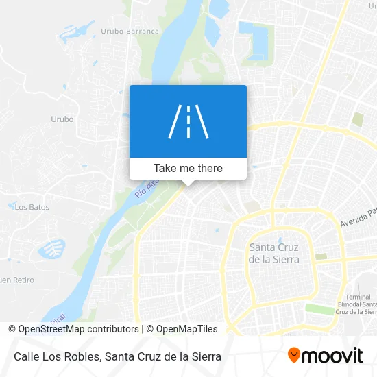 Calle Los Robles map