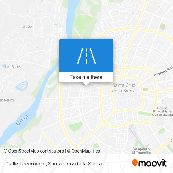 Calle Tocomechi map