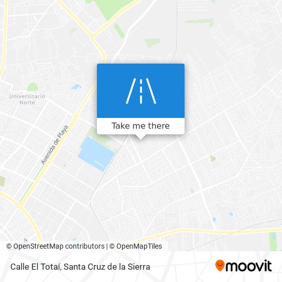 Calle El Totaí map