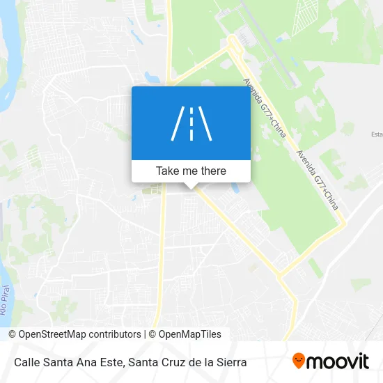 Calle Santa Ana Este map