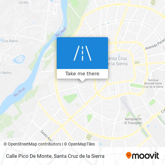 Calle Pico De Monte map