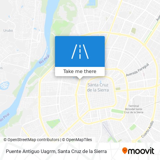 Puente Antiguo Uagrm map