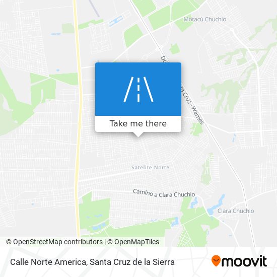 Calle Norte America map