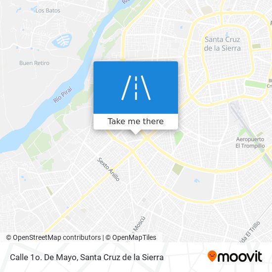 Calle 1o. De Mayo map