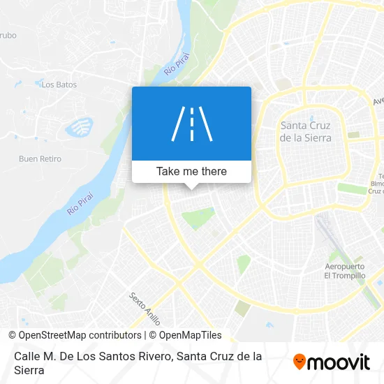 Mapa de Calle M. De Los Santos Rivero