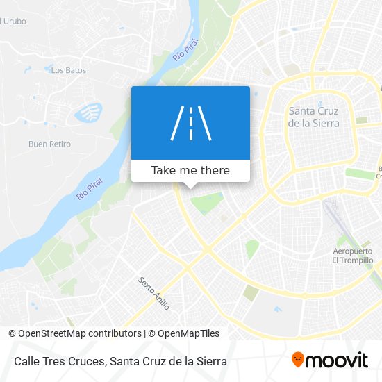 Calle Tres Cruces map