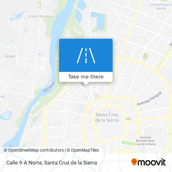 Calle 9-A Norte map