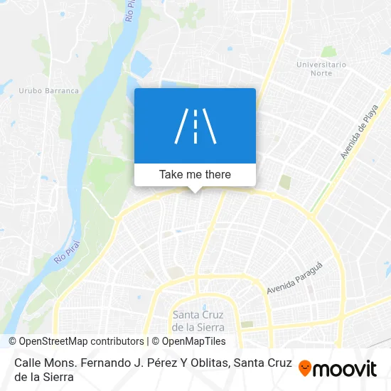 Calle Mons. Fernando J. Pérez Y Oblitas map
