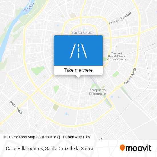 Calle Villamontes map