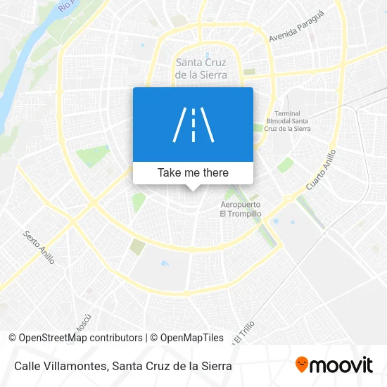 Mapa de Calle Villamontes