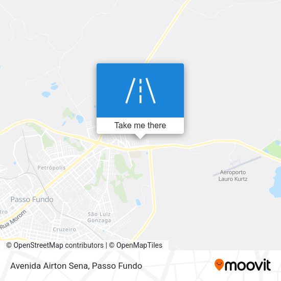 Avenida Airton Sena map