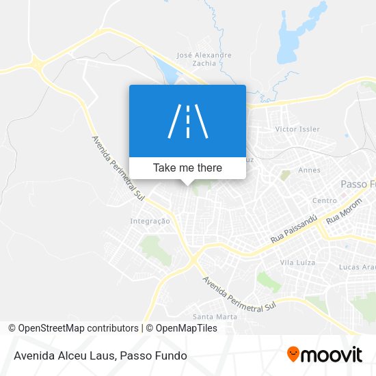 Avenida Alceu Laus map