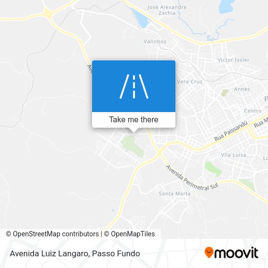Avenida Luiz Langaro map