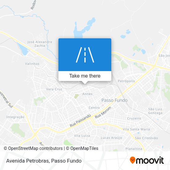 Avenida Petrobras map