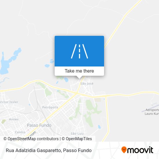Rua Adalzidia Gasparetto map