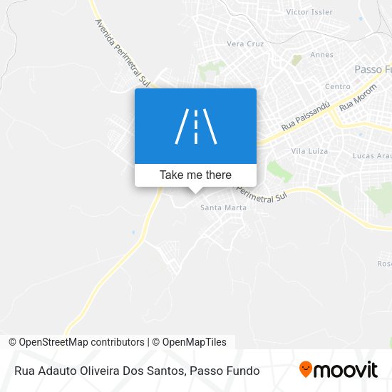 Rua Adauto Oliveira Dos Santos map