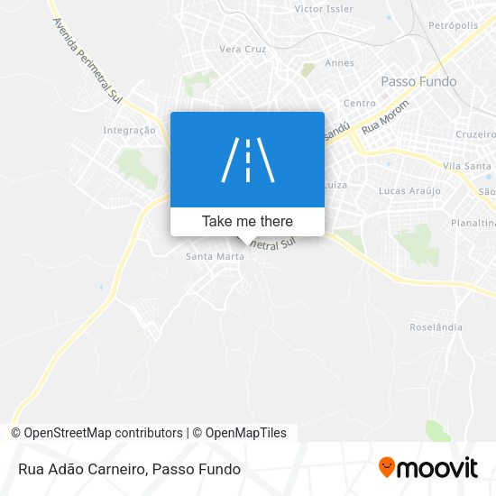 Rua Adão Carneiro map