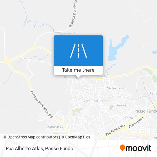 Rua Alberto Atlas map