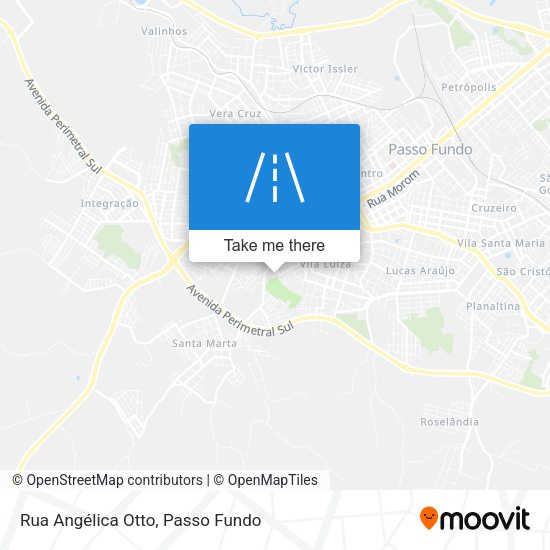 Rua Angélica Otto map