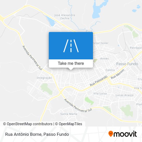 Rua Antônio Borne map