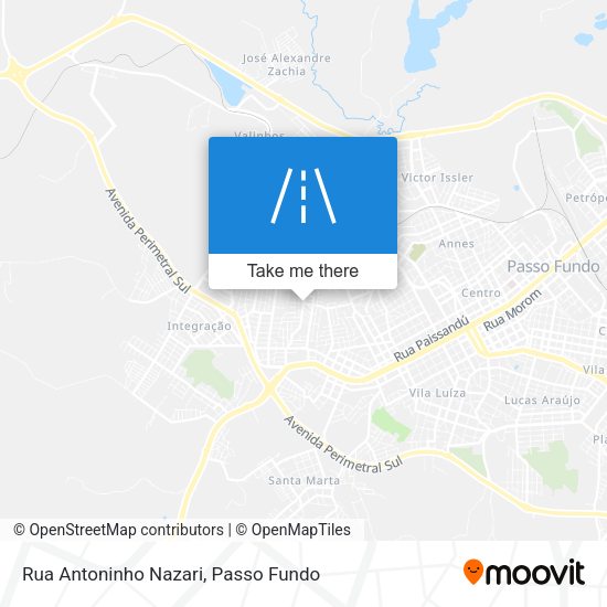 Rua Antoninho Nazari map