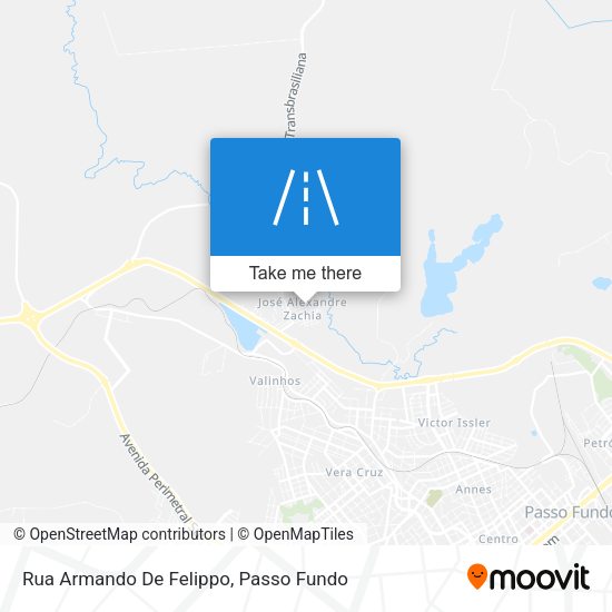 Rua Armando De Felippo map
