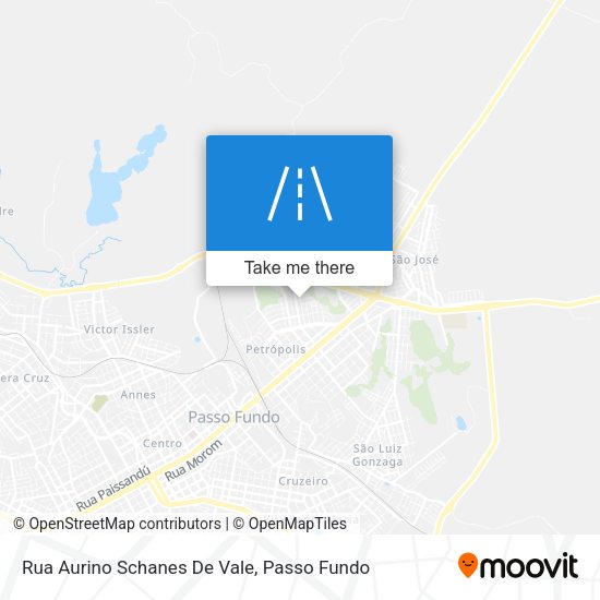 Rua Aurino Schanes De Vale map