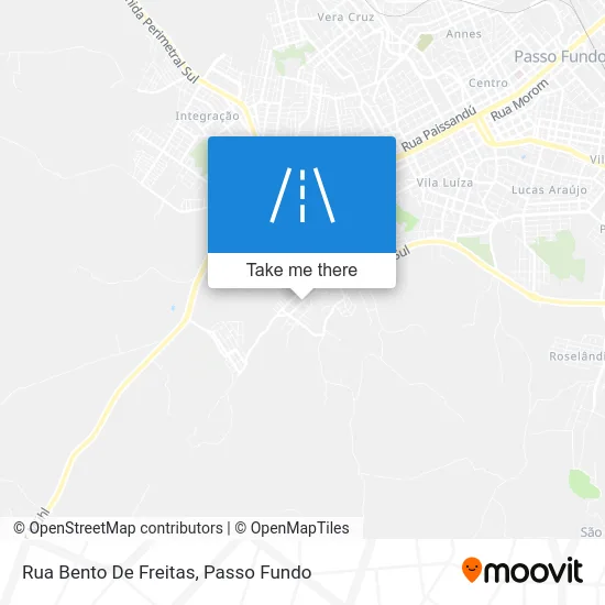 Rua Bento De Freitas map