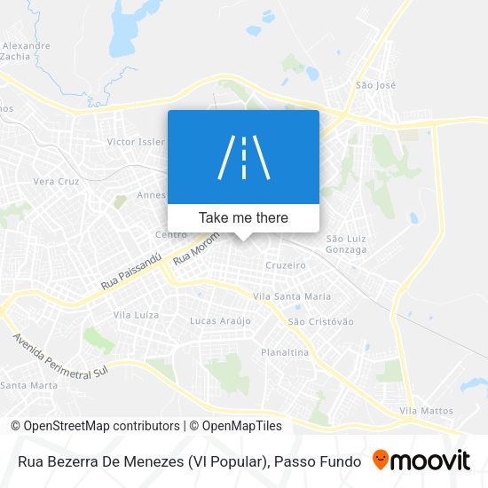 Rua Bezerra De Menezes (Vl Popular) map
