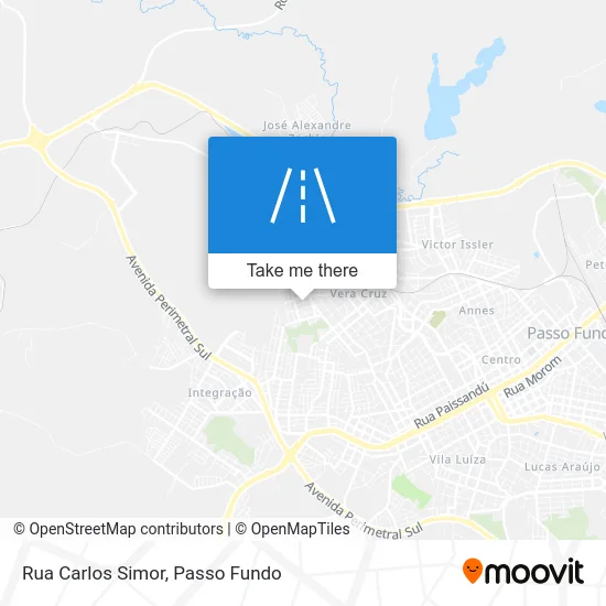 Rua Carlos Simor map