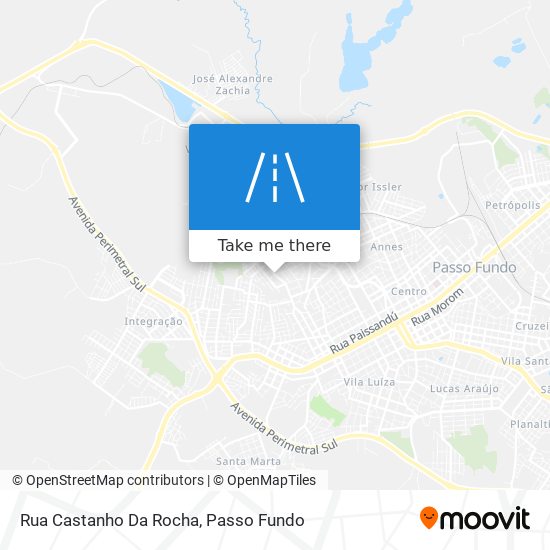 Mapa Rua Castanho Da Rocha