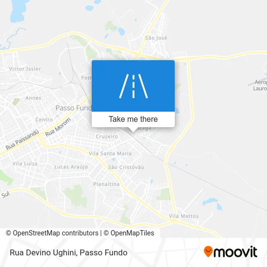 Rua Devino Ughini map