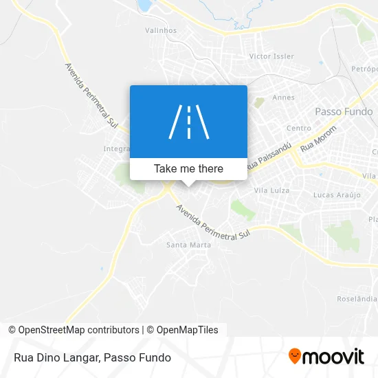 Rua Dino Langar map