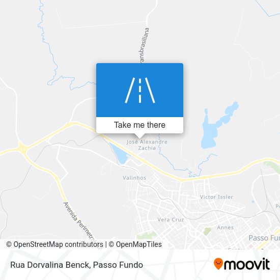 Rua Dorvalina Benck map