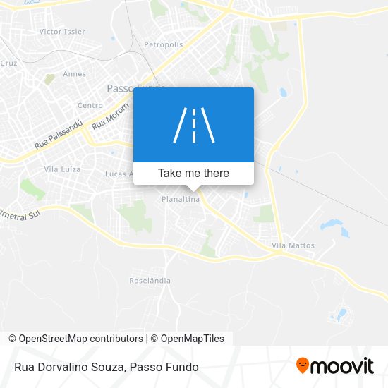 Rua Dorvalino Souza map