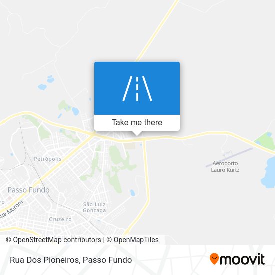 Rua Dos Pioneiros map