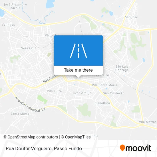 Rua Doutor Vergueiro map