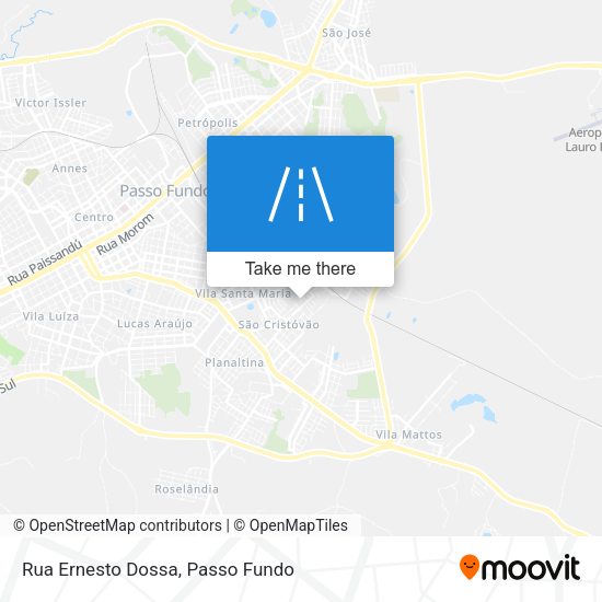 Rua Ernesto Dossa map
