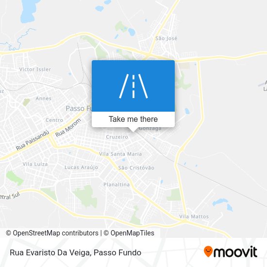Rua Evaristo Da Veiga map