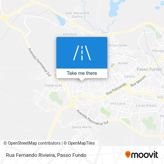 Rua Fernando Rivieira map