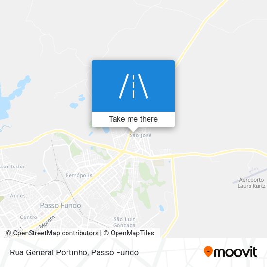 Rua General Portinho map