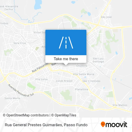 Rua General Prestes Guimarães map