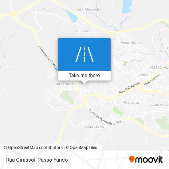 Mapa Rua Girassol